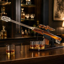 Whiskey Decanter Set - Sniper Liquor Decanter - ml & 2 12oz Glasses