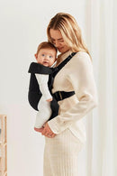 BabyBjörn Baby Carrier Mini, Black, Woven | Newborn Carrier (7-25 lbs), Ergonomic, Easy-to-Use by TinyTreasures Baby Boutique