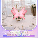 Havawish 4 Pcs Gaint Butterfly for Party Decorations 19.7"/ 11.81" 3D Crepe Paper Hanging Large Butterfly for Women, Flower Paper Party Decorations for Spring Wedding Birthday Garden Nursery Decor by GreenHaven Gardens