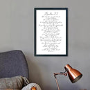 LuZhiQiang Psalm 23 Wall Art Bible Verse 16"×11" Christian Inspirational Scripture Sign Wood Framed Wall Hanging Decor (Black) by CozyNest Decor