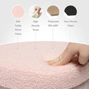 B FSOBEIIALEO Storage Ottoman Cube, Heart Shaped Ottomans with Storage Foot Stool Footrest for Lving Room, Boucle Ottoman Seat for Dorm Room,Faux Teddy Fur, Pink 15"x15"x15" by CozyNest Decor