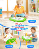 Toddlers Toys Ages 1-3, Magnetic Drawing Board, Doodle Board Pad Learning and Educational Toys for 18 Months Baby 1-3 Yr Kids Birthday Gifts - Green by TinyTreasures Baby Boutique