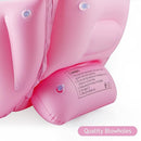 PandaEar Baby Inflatable Bathtub, Portable Travel Baby Infant Bath Tub Toddler Bathtub with Air Pump, Foldable Non-Slip Shower Basin Mini Air Swimming Pool for Newborn (Pink) by TinyTreasures Baby Boutique