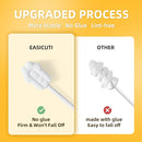 EASICUTI Upgrade Baby Tongue Cleaner, 52PCS Newborn Baby Toothbrush, Baby Oral Cleaner, Disposable Infant Toothbrush Baby Mouth Cleaner, Gum Cleaner Stick Dental Care for 0-36M+ 2 Finger Toothbrush by TinyTreasures Baby Boutique