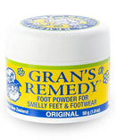 Gran's Remedy Shoe Deodorizer and Foot Powder for Smelly Feet - Effective Shoe Odor Eliminator in Travel Size - Absorbs Sweat and Moisture for Shoes and Feet - Unscented by CozyNest Decor