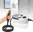 Moongiantgo Handheld Steam Cleaner, 2500W High Pressure Steamer for Cleaning, Portable Pressurized Cleaning Machine for Home Kitchen Car Detailing Grout Tile Bathroom with 1200ml Water Tank (White) by TinyTreasures Baby Boutique