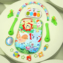 CUTE STONE Baby Gym Play Mat, Play Piano Gym with Tummy Time Activity Mat, Musical Activity Center for Infants Toddlers by TinyTreasures Baby Boutique