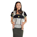 LÍLLÉbaby Complete All Seasons Ergonomic 6-in-1 Baby Carrier Newborn to Toddler - with Lumbar Support - for Children 7-45 Pounds - 360 Degree Baby Wearing - Inward & Outward Facing - Salt and Pepper by TinyTreasures Baby Boutique