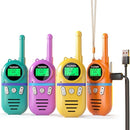 Walkie Talkies for Kids Rechargeable,Toys for Boys and Girls Ages 3-12, 4 Pack Long Range 2-Way Radios, Birthday Gifts,Christmas Stockings, Outdoor Play, Family Games, Hiking Camping Gear by TinyTreasures Baby Boutique