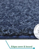 KOECKRITZ Soft and Colorful Kids Classroom Area Rugs (Passes Flammability Pill Test) Many Sizes and Bright Colors to Select from (4' x 6', Navy) by CozyNest Decor