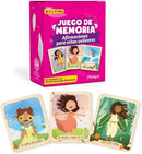Menique Brilla Memory Matching Game – Spanish Edition – 80 Cards (40 Pairs) with Positive Affirmations for Brave Girls – Mindful Matching Game in Spanish for Confidence and Self-Love by TinyTreasures Baby Boutique
