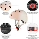 Kids Bike Helmet,Toddler Skateboard Helmets for Ages 2-3-5-8-14 Years Boys Girls，Adjustable Multi-Sport Bicycle Skateboarding Football Roller Skating Scooter Rollerblade Balance Bike Helmet by TinyTreasures Baby Boutique