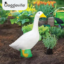 Fox Valley Traders Gaggleville Porch Goose Baby Statue – Charming 17" Outdoor Decorative Figurine for Garden, Patio, or Entryway Accent by CozyNest Decor