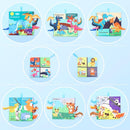 3 Pcs, Baby Books 0-6 Months, Crinkle Books for Babies, Touch and Feel Books for Infants, Infant Tummy Time Toys 0 6 9 Months, Sensory Toys for Babies, Baby Books by TinyTreasures Baby Boutique