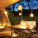 ROSHWEY 4 Pack Solar Lanterns Outdoor, 30 LED Waterproof Garden Decor Hanging Lights Decorative Backyard Decorative Lighting for Patio Pathway by GreenHaven Gardens