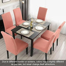 JQinHome Terra Cotta Chair Covers for Dining Room Set of 4, High Stretch Removable Washable Parsons Chair Slipcover for Home Party Hotel Wedding Ceremony (4PCS,Terra Cotta) by CozyNest Decor