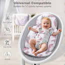Upgraded Infant Car Seat Insert, 2-in-1 Reversible Baby Car Seat Head Support with 3 Strap Covers, All Seasons Newborn Car Seat Insert and Baby Carseat Cushion for Stroller, Swing, Rocker, Bassinets by TinyTreasures Baby Boutique