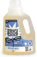 Molly's Suds Liquid Laundry Detergent | Clean Laundry Detergent Soap for Sensitive Skin | 2x Concentrated, High Efficiency (HE) | Ocean Mist - 100 Loads by CozyNest Decor