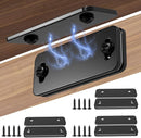 Ultra Thin Cabinet Door Magnets Catch,Magnetic Door Catch,Cabinet Latch Magnetic Closures for Kitchen Closet and Cupboard Wardrobe (Black Magnetic 4P) by TinyTreasures Baby Boutique