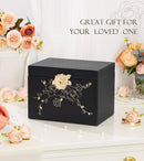 Jewelry Box with Lock for Girls: Jewelry Organizer for Dresser - 3-Drawer Earrings Storage Girls Women Gift (Black) by TinyTreasures Baby Boutique