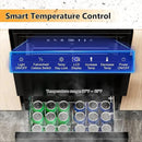 24 Inch Under Counter Dual Drawer Beverage Fridge, Weather Proof Outdoor Beverage Refrigerator for Patio, Stainless Steel Built-in Beverage Cooler for Home & Commercial Use, Black by CozyNest Decor