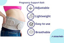 MaternaBelt Adjustable Pregnancy and Back Brace 8 Inch - Large by TinyTreasures Baby Boutique