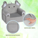 ALIMORDEN Animal Series Kid's Chair, Ultra-Soft Comfy Foam Filled Toddler Sofa Chair, Cute Animal-Shaped Design Toddler Couch, Lightweight Birthday for Baby Boys & Girls (Elephant) by CozyNest Decor