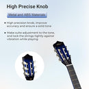 ADM Beginner Acoustic Classical Guitar 38 Inch Nylon Strings Wooden Guitar Bundle Kit for Kid Boy Girl Student Youth Guitarra Online Lessons with Gig Bag, Strap, Tuner, Strings, Blue by TinyTreasures Baby Boutique