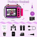 GKTZ Kids Camera - Waterproof Underwater Camera for Kids, Christmas Birthday Gifts for Girls Age 3-12, 1080P HD Children Digital Action Camera, Pool Toys for Kids Age 4-12 by TinyTreasures Baby Boutique