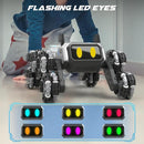 Robot Dog RC Stunt Car Toys - Gesture Sensing Remote Control car with Mecanum Wheels, LED Eyes, 3 Sound Effects, Birthday Gift for Kids Boys Girls by TinyTreasures Baby Boutique