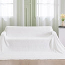 PHF Cooling Waffle Blanket California King Size, Lightweight 60% Rayon Derived from Bamboo & 40% Cotton Breathable Blanket for Hot Sleepers, Soft and Luxury for Bed Couch and Sofa, 110"x96", White by CozyNest Decor