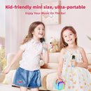 Kinglucky Mini Karaoke Machine for Kids, 2025 TOP Birthday Gifts Ideas for 3-12 Year Old Girls, Christmas Party Gifts Kids' Personal Video Players Accessories with 2 Wireless Microphones - Blue by TinyTreasures Baby Boutique