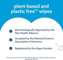 WaterWipes Sensitive+ Newborn & Baby Wipes, 3-In-1 Cleans, Cares, Protects, 99.9% Water, Unscented & Hypoallergenic, 180 Count (3 Packs) by TinyTreasures Baby Boutique