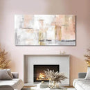 SOUGUAN Canvas wall Art Gold Wall Decor Bedroom Pink Pictures Wall Decoration Artwork Abstract Wall Art large Modern Painting Pictures for Living Room Home Kitchen Office (30x60, Pink) by CozyNest Decor