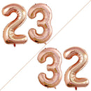 GOER Number 23 Balloons for 23rd Birthday Party Decorations,42 Inch Jumbo Foil Helium 32 Balloons for 32nd Birthday Party Decoration (Champagne Gold) by TinyTreasures Baby Boutique