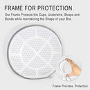 Muchfun 3Pcs Durable Honeycomb Mesh Laundry Bags for Delicates, Lingerie Wash Bag 7 x 7 x 6 Inches by TinyTreasures Baby Boutique