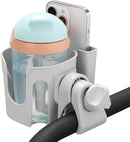 Accmor Stroller Cup Holder with Phone Holder, Bike Cup Holder, Universal Cup Holder for Uppababy Nuna Doona Strollers, 2-in-1 Cup Phone Holder for Stroller, Bike, Wheelchair, Walker, Scooter by TinyTreasures Baby Boutique