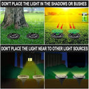 Solar Powered Ground Lights 2Pack,Waterproof LED Solar Lights Outdoor Solar Disk Lights Decorative,Solar Garden Lights for Landscape Pathway Patio Yard Walkway Path Lawn Driveway (Warm White) by GreenHaven Gardens
