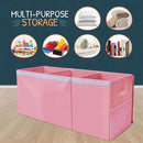 Extra Large Toy Storage Organizer with Lid - Sturdy, Collapsible Toy Chest Storage Box Design - Toys Bin with Dividers for Kids, Nursery, Bedroom, Playroom 37"x16"x14" by CozyNest Decor