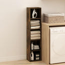 Furinno Pasir 5-Tier Open Shelf Bookcase, Bookshelf, Amber Pine by TinyTreasures Baby Boutique