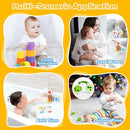 Montessori Toys for Babies 6-12 Months, 8 in 1 Soft Sensory Toddler Bath Toys for Babies, Montessori for 1 Year Old by TinyTreasures Baby Boutique