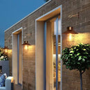 pearlstar Solar Lanterns Outdoor Metal Solar Powered Hanging Lights Waterproof for Barn Wall Yard Garden Patio Garage Balcony Porch Fence Decor, Warm White Edison Bulb (Copper-2pack) by GreenHaven Gardens