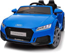 Electric Ride on Car for Kids, Licensed Audi 12V 7Ah Kids Ride-on Toy for Toddlers 3-5 Year Old with Remote, Bluetooth - Dark Blue by TinyTreasures Baby Boutique
