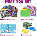 Pigipigi Kids Craft Origami Paper Kit for Kids Ages 5-8 8-12, with Guiding Book, 70 Sheets DIY Art and Crafts Supplies, Colorful Folding Papers Set Projects Gifts Activity for Boy Girl Toys(Plane) by TinyTreasures Baby Boutique