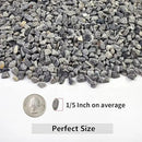 2LB Succulent and Cactus Gravel Pebbles, 1/5 Inch Natural Decorative Polished Stones, River Rocks for Plants, Vases, Aquariums, Terrarium and Outdoor Gardening,Grey by CozyNest Decor