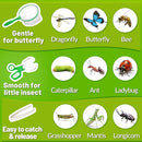 2 Set Bug Catcher for Kids- Educational Bug Catching Kit Including Butterfly Net, Insect Clip, Tweezer, Outdoor Toys for Kids Ages 3-10 (Pink & Green) by TinyTreasures Baby Boutique