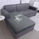hyha Waterproof Couch Cushion Covers, Sectional Sofa Slipcovers Washable, L Shape Chaise Dog Couch Covers for Sectional Sofa, Universal Furniture Protector (1 Piece for Chaise XL, Dark Grey) by CozyNest Decor
