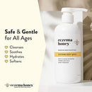 ECZEMA HONEY Soothing Body Wash - Daily Shower Gel & Eczema Treatment - Sensitive Skin Body Wash for Adults, Kids, & Babies - Body Cleanser for Eczema Relief (13 Oz) by TinyTreasures Baby Boutique