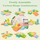 QUCHI Climbing Toys for Toddlers, Baby Climbing Blocks, 7-Piece Soft Foam Climbing Blocks Set, Baby Climbing Toys, Toddler Playtime Corner Climber Foam Play Gym for Climbing Crawling and Sliding by TinyTreasures Baby Boutique