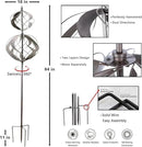 Wind Spinners Outdoor Metal - Large Kinetic Wind Spinner for Yard Garden, Windmills Lawn Ornament Décor for Lawn Patio (Height 84") by GreenHaven Gardens
